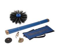 Bailey 5431 Universal Drain Rod & Chimney Sweeping Set W/ Rods And Sweep Brush