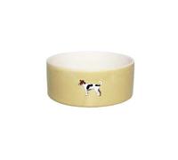 Bailey and Friends Dog Bowl, Jack Russell Mustard