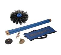 Bailey Bai5431 Universal Drain Rod Set 3 Tools Carry Bag Baiz5683 6 Inch Brush