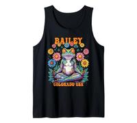 Bailey Colorado USA Psychedelic Frog Zen Chill Design Tank Top