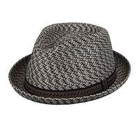 Bailey of Hollywood Mannes Trilby Hat, Multicoloured (Brown Multi), Medium