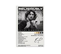 Bailey Zimmerman Religiously Anti Splash Art Posters Living Room And Bedroom Hanging Paintings Suitable for Multiple Scenarios No Need for Punching Easy to Install Suitable for Gifts And Personal UseU