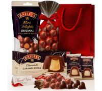Baileys Gift Set - Baileys Chocolate Gift Hamper 500g - Bailes Original Irish Cream Truffles Lint Assorted, New Bailes Mallow | Chocolate Gifts for Her - Christmas Gifts Birthday Presents for women