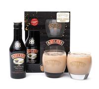 Baileys Gift Set - Baileys Irish Cream Liqueur 20cl with 2x Baileys Glasses - Official Licensed Baileys Miniature and Tumbler, Christmas Alcohol Gift Set - Baileys Gift Sets for Women, Mum Gifts
