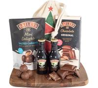 Baileys Gift Set Indulgence Miniature Hamper in a Christmas Sack | Indulge a Baileys Lover this Christmas with a Miniature Gift Set all nestled inside a Festive Cotton Sack with Drawstring