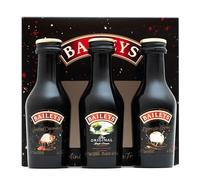 Baileys Gift Set - Original Irish Cream Liqueur, Espresso Creme, Baileys Salted Caramel x3 Alcohol Miniatures 5cl Bottles - Birthday Alcohol Gift Sets for Women, Men, Mum Gifts, Stocking, Christmas