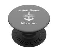 Baileys Harbor Wisconsin Ship Anchor PopSockets Adhesive PopGrip