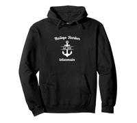 Baileys Harbor Wisconsin Ship Anchor Pullover Hoodie