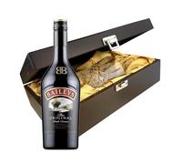 Baileys Original Irish Cream In Luxury Box With Crystal Glass Tumbler 70cl