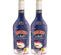 Baileys White Chocolate Flavour with Raspberry Liqueur | 17% vol | 50 lend of Irish Cream | White Chocolate Flavour & Sweet Tartness of Raspberries | Enjoy Over Ice or in Cocktails (Pack of 2)