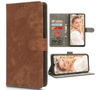 BAILI RFID Blocking Case for ZTE Nubia V80 Plus, Kickstand, Card Holder, Wallet Cover for ZTE Nubia V80 Plus-02