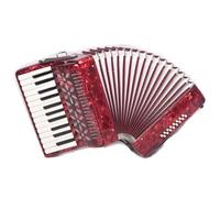 BailingDS 25-Key 16-Bass Accordion, Red, Beginner to Professional, Portable & Easy to Carry, Perfect for Adults & Students