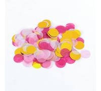 Bailinks Mixed Colorful Confetti 50g,5000 Pcs, Heart & Round Sequins for Confetti Balloons, Wedding, Birthday Party Decor, Biodegradable Papers, Table Decorations Filling (Rose White Red)