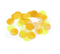 Bailinks Mixed Colorful Confetti 50g,5000 Pcs, Heart & Round Sequins for Confetti Balloons, Wedding, Birthday Party Decor, Biodegradable Papers, Table Decorations Filling (Golden and White)