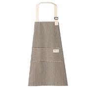Bailinks Unisex Stripe Apron with Adjustable Straps and two Pockets, Premium Cotton Apron for Cooking, BBQ, Baking, Gardening, and Home Cleaning, Ideal for Chefs and Home Enthusiasts (Brown)