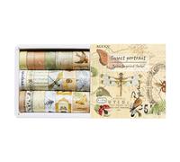 Bailinks Vintage Washi Tape Set for Scrapbooking,20 Rolls Decorative Masking Tape Multi-pattern Scrapbook Tape Stickers for DIY Crafts Bullet Journals Planners,Gift Wrapping Decoration