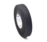 Bailinks Wiring Harness Tape 19MM x 20M,Black Electrical Tape Fabric Tape Self Adhesive Cloth Tape Cable Looms Tape, Reduce Noise Heat Resistant Automotive Car Wiring Harness Tape Insulation Tape
