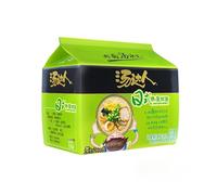 BaiLiSnacky BaiLiSnacky Tangaren Spicy Beef Ramen 125g*5er Pack - Japanische Instant Nudeln mit Rindfleisch Geschmack vegan & glutenfrei - Schnell zubereitetes Büroessen (TunguLamian)