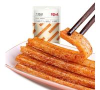BaiLiSnacky Bandes épicées petit gluten snacks en bandes épicées 100g*2 paquets caractéristiques chinoises bandes épicées classiques faites à la main, bandes épicées collations délicieuses goût épicé