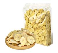 BaiLiSnacky Freeze Dried Banana 100% Natural Dried Chips |Perfect for Breakfast Cereal Yogurt Topping Smoothie Bowl (Freeze-Dried Banana chips-250g)