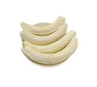 BaiLiSnacky Freeze Dried Banana 100% Natural Dried Chips |Perfect for Breakfast Cereal Yogurt Topping Smoothie Bowl (Freeze-Dried Whole Banana - 60g (About 3 Bananas))