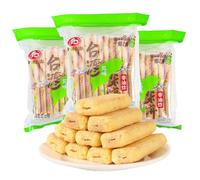 BaiLiSnacky Galettes de riz au maïs Collation saine à faible teneur en matières grasses pour adultes et enfants Végétarien Emballé individuellement 350 g (Saveur de fromage salé)