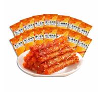 BaiLiSnacky Latiao16g*10Pcs Spicy and Delicious Snacking Chinese Special Authentic Spicy Strips Hot Latiao Bites Asian Street Food Vegetarian