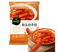 BaiLiSnacky Stir-Fried Rice Cake 390g Ready-to-Cook Rice Cakes + Sauce Included | Medium Spicy Sweet Spicy & Cheesy | Cheese Tteokbokki | Instant Cooking Food (New Version Slightly Spicy)