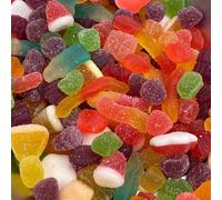 BaiLiSnacky Sweets Bulk Soft Candy 500g Retro Fish Shaped Candies Vegan Birthday Party Fizzy Fruit Jellies Gluten FreeOffice Treats Bulk Kids Favors