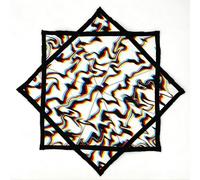 Bailitoy 24 Inch Spinning Cloth Flow Star for Beginners to Advanced Easy to Spin & Do Tricks,Double-Sided Pattern for Juggling,Dance,Festival & Outdoor Play