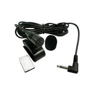 BAILIY Car Audio Microphone 3.5mm Clip Ack Plug Mic Stereo External Microphone Base + with Sticker EVA Professionals Clip Long