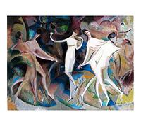 Bailly Caprice Of The Beautiful Painting Dancing Surrealism Large Print Poster Wall Art Decor Picture