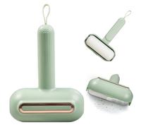 Bailtouk Reusable Lint Roller with Handle, Washable Pet Hair Remover, Silicone Sticky Roller Lint Roller Sticky Gel Lint Rollers Ball Animal Fur Removal Tool for Clothes, Home (Light Green)