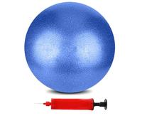 BAIMAN Mini Pilates Exercise Yoga Ball, 6 Inch Small Inflatable Exercise Yoga Ball,Core Training and Physical Therapy Equipment, with Pump(Blue)