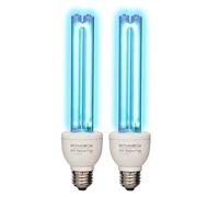 BAIMNOCM UVC Sanitizer Light Bulb Ozone Free, Germicidal UV Lamp 25 Watt, 254nm Weavelength UV-C Disinfection lamp for Basement E26 Base
