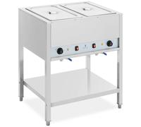 Bain Marie 1265 W 2 x GN 1/1 With Substructure Royal Catering - Industrial Bain Maries by Silver