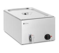 Bain Marie - 600 W - GN 1/1 perforated pan - Drain tap - Royal Catering RCBM_GN1/1_3
