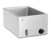 Royal Catering Bain-Marie - 600 W - GN 1/1 - without container - drain tap RCBM_GN1/1