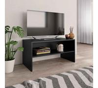 baina 80cm wooden tv stand - black