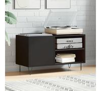 baina 85cm wooden filing cabinet with 1 door - black