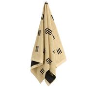 Baina Claremont Bath Towel Sand/Noir One Size