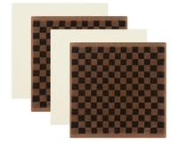 Baina Face Cloth Gift Set Ivory/Tabac/Noir One Size