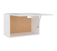 baina wall hung wooden storage cabinet with 1 doors - white