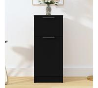 baina wooden chest of 3 drawers - black