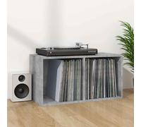 baina wooden filing cabinet with 2 shelves - concrete grey