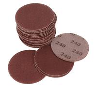 BaiNuo 25Pc 5 Inch 125mm Hook & Loop Mesh Sanding Discs 240 Grit Abrasive Dust Free Disc Anti-Blocking Long-Lasting Sharp Grinding Sandpaper for Car Wood Stone