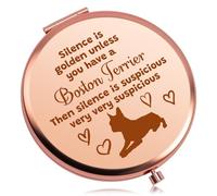 Baipilu Boston Terrier Gifts for Women Folding Makeup Mirror Gift for Women Dog Lover Dog Mom Gifts for Women Dogs Owner Gift for Women Friend Girl Pocket Makeup Mirror Christmas Birthday Presents