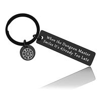 Baipilu DM Gifts Keyring Gift RPG Gift Dice Key Chain Jewelry Gift for Gamer Keyring Gift for Dungeon Masters Fans Graduation Birthday Gift for Son Best Friend Sister Boyfriend Daughter