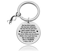 Baipilu Encouragement Gift Cancer Survivor Gift for Mom Daughter Addiction Recovery Keyring for Best Friend Sister Sobriety Presents Inspirational Stay Strong Keychain Post Surgery Keyring