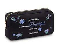 Baipilu Inspirational Christian Gifts for Women Makeup Bag for Women Religious Gifts Bible Verse Encouragement Spiritual Gifts Christmas Birthday Gifts for Women Mum Sister Friends Colleague
